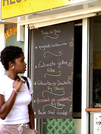 guadeloupe,language, carte, menu, cuisine