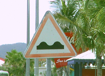 French St. Martin / Saint Martin / Speed Bumps